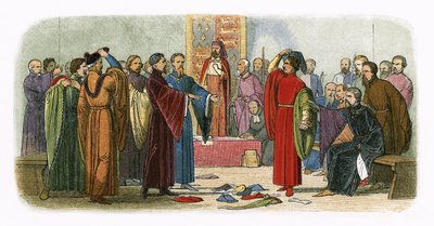 アルバマールとフィッツワルターが反抗を交換 作： James William Edmund Doyle
