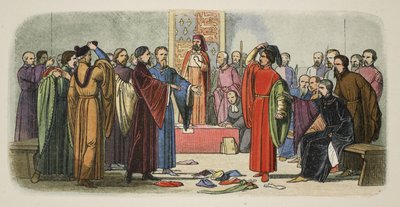 Albemarle と Fitzwalter は、イングランドのクロニクル BC 55 から AD 1485 まで、パブで反抗を交わします。 ロンドン 作： James William Edmund Doyle