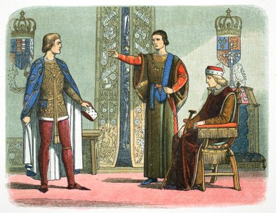 ヘンリー 6 世とヨーク公、サマセット公、1450 年、1864 年 作： James William Edmund Doyle