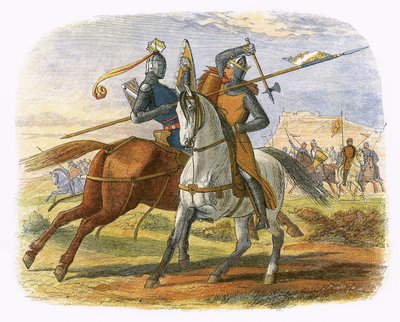 ロバート・ブルース卿がヘンリー・ボーハン卿を殺害 作： James William Edmund Doyle
