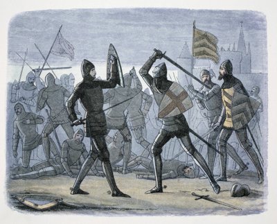 フランス、カレーの包囲戦 1346-1347 1864年 作： James William Edmund Doyle