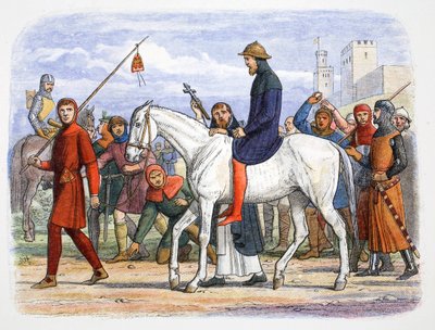 トーマス、ランカスター伯爵、処刑に導かれる、ポンテフラクト、ヨークシャー、1322 1864 作： James William Edmund Doyle