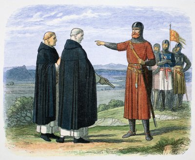 ウィリアム・ウォレスがイギリスの提案を拒否 1297年 1864年   作： James William Edmund Doyle