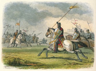 ウィリアム・ザ・ライオンが囚人を捕らえた、1174 1864 作： James William Edmund Doyle
