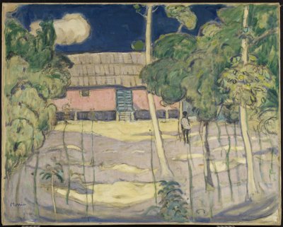 風景、トリニダード、1921年頃（キャンバスに油彩） 作： James Wilson Morrice
