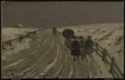 学校からの戻り、1901年 作： James Wilson Morrice