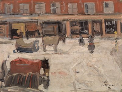 雪景色 作： James Wilson Morrice