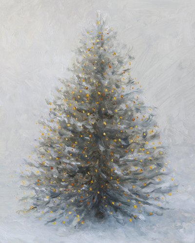 雪に包まれたクリスマスの輝き 作： 