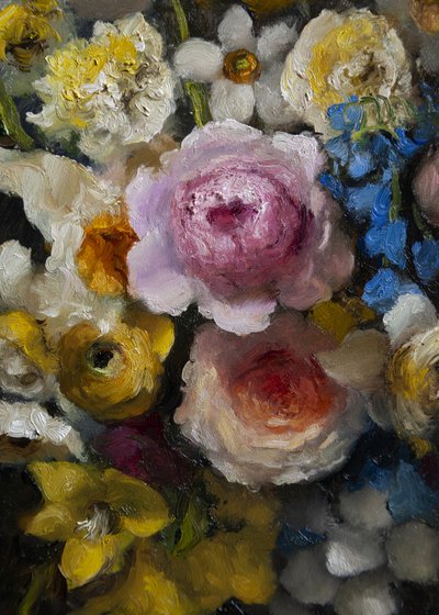 鮮やかな花々 作： 
