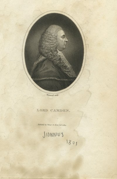 ジョンジェフリーズプラット、第1マーキスカムデン、1805 作： James, the Elder Hopwood