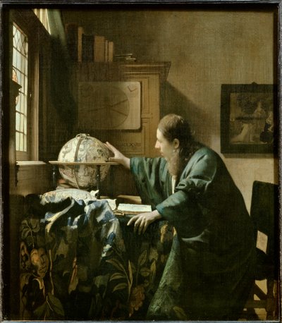 天文学者》1668年頃（油彩・カンヴァス） 作： Jan (1632 75) Vermeer