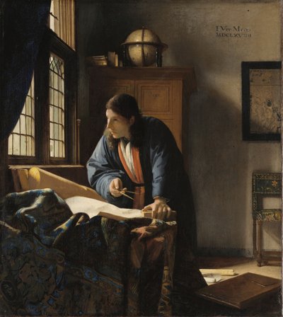 地理学者 作： Jan (1632 75) Vermeer