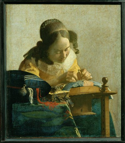 レースメーカー 作： ヤン (1632-75) フェルメール