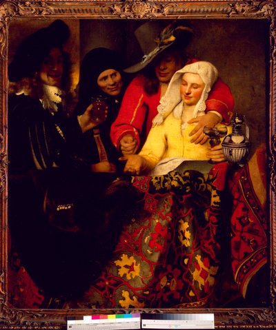 The Procuress 作： Johannes Vermeer