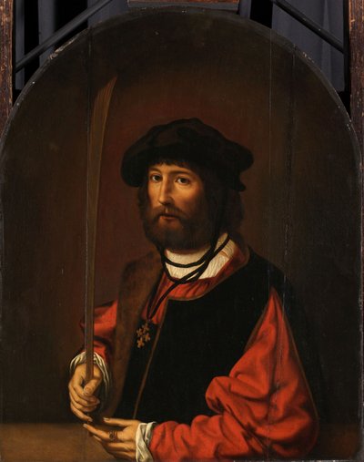 ルーベン・パルドゥインの肖像 作： Jan (c.1472-c.1533) (after) Gossaert