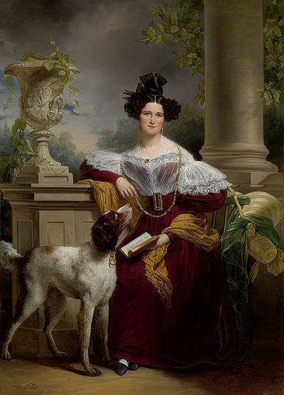 アリダクリスティーナAssinkの肖像。 1833 作： Jan Adam Janszoon Kruseman