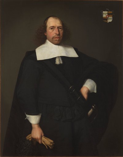 Adriaen van Bredehoffの肖像、1659年。 作： Jan Albertsz. Rotius