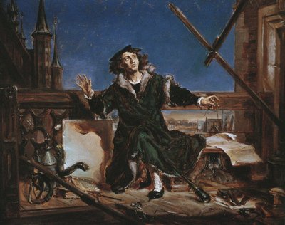 ニコラウス・コペルニクス、1874年。 作： Jan Alojzy Matejko
