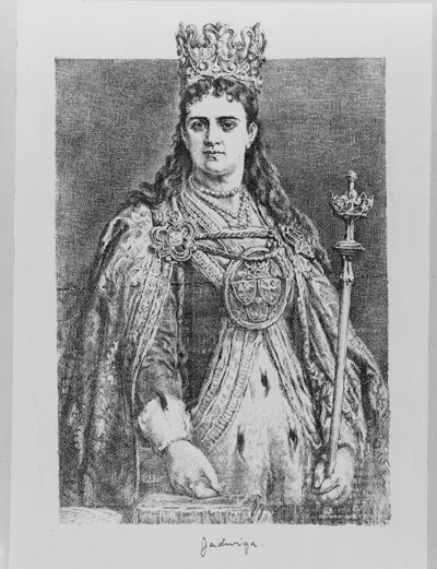 ポーランドのヤドヴィガ女王、19世紀 作： Jan Alojzy Matejko