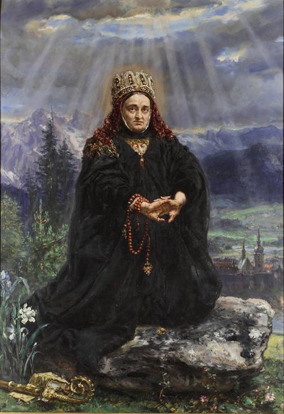 ポーランドのセントキンガ、1892 作： Jan Alojzy Matejko