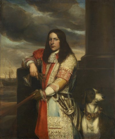 オランダ人：エンゲル・デ・ルイター（1649-83）。副提督、ミヒエル・アドリアエンス・ド・ルイターの息子 エンゲル・ド・ルイターの肖像 作： ジャンアンドレアリーベンス
