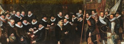 1618年、ハーグの自治体によるサンセバスティアンレンジでの市民警備隊のレセプション 作： Jan Anthonisz Ravesteyn van