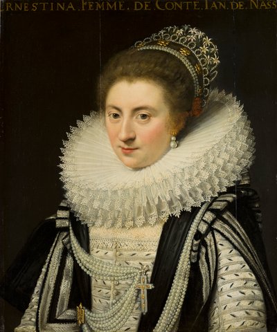 エルネスティンヨランド（1594-1663）の肖像、プリンセスオブリニュ、1618年以降 作： Jan Anthonisz. van Ravesteyn