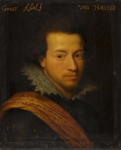 ナッソー・ジーゲン伯アドルフの肖像 作： Jan Antonisz van Ravesteyn (workshop of)