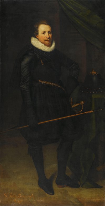 サー・ジョン・バロウズ (1587-1627) の肖像 作： Jan Antonisz van Ravesteyn