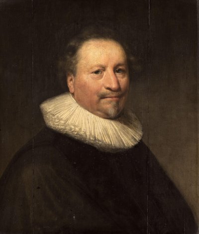 男の肖像、おそらくヤン・ダブレット (1580-1650) 作： Jan Antonisz van Ravesteyn
