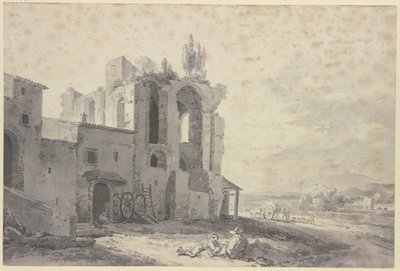 ローマ時代の遺跡 作： Jan Asselijn