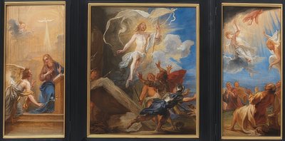 スナイダーズの三連祭壇画。 1659年頃 作： Jan Boeckhorst