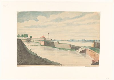 コーチン近くのクランガヌール砦 作： Jan Brandes (signed by artist)