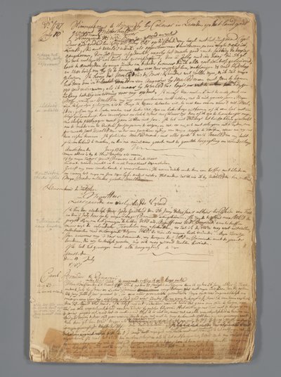 ノート ヤン ブランデス (1743-1808)、1787-1790。 作： Jan Brandes