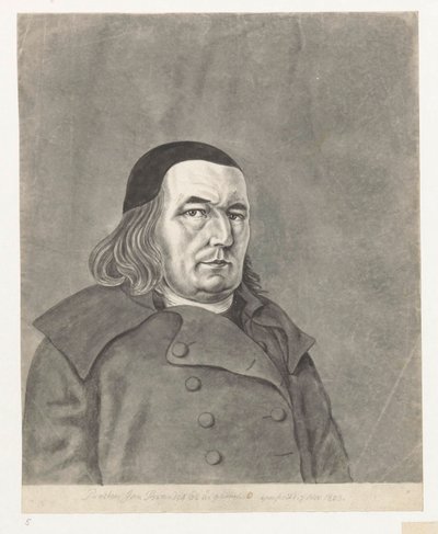 自画像 ヤン・ブランデス 1803年 作： Jan Brandes