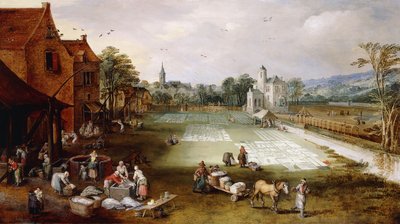 漂白場、 作： Jan Brueghel the Elder