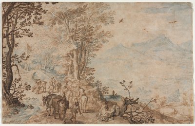 旅人のいる風景 作： Jan Brueghel