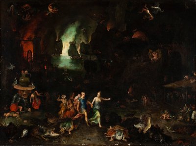 アイネイアスと冥界のシビレ。 作： Jan Brueghel the Elder
