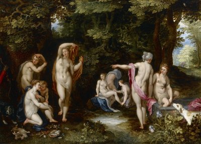 ディアナとアクテオン 作： Jan Brueghel the Elder