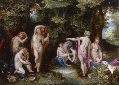 ディアナとアクテオン 作： Jan Brueghel the Elder