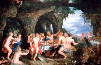 「アケロスの饗宴」、c1615 作： Jan Brueghel the Elder