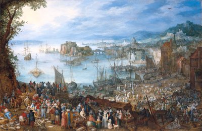 大型魚市場 作： Jan Brueghel the Elder