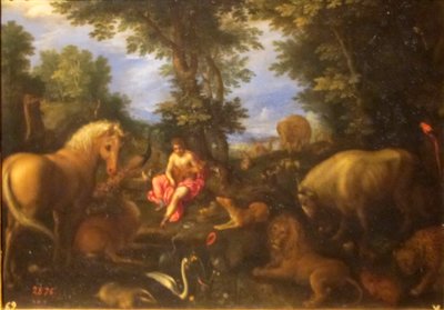 ヤン・ブリューゲル作「オルフェウス」（I） 作： Jan Brueghel the Elder