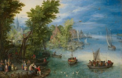 川の風景 作： Jan Brueghel the Elder