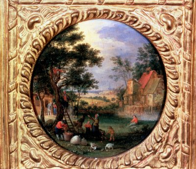 りんごの収集、1630年代 作： Jan Brueghel the Younger
