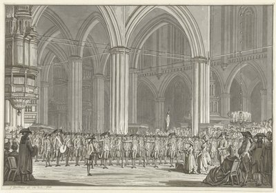 新しい教会の社会プロパトリア、1786 作： Jan Bulthuis (signed by artist)