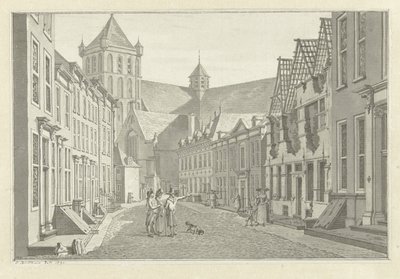 1787年、ミデルブルグのルーカス・ヴァン・スティーニンクの家の廃墟 作： Jan Bulthuis (signed by artist)