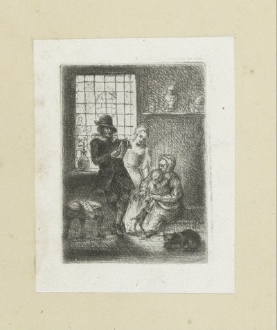 インテリア・プッツ・エン・ゲジン The Compleat Work of Etchings by John Chalon / Oeuvre Complette des Eaux Fortes par Jean Chalon (シリーズタイトル) 作： Jan Chalon