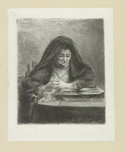 Lezende vrouw The Compleat Work of Etchings by John Chalon / Oeuvre Complette des Eaux Fortes par Jean Chalon (シリーズ名) 作： Jan Chalon