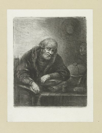 Oude man aan zijn デスク The Compleat Work of Etchings by John Chalon / Oeuvre Complette des Eaux Fortes par Jean Chalon (シリーズ名) 作： Jan Chalon